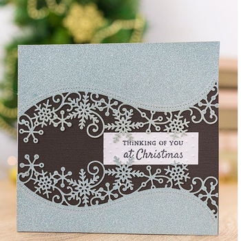 Снежинкова дантелена матрица за изрязване - Желязо, Геометрия, Гравиране, За домашна употреба