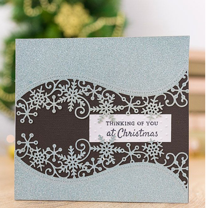 Снежинкова дантелена матрица за изрязване - Желязо, Геометрия, Гравиране, За домашна употреба