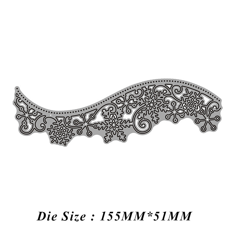 Снежинкова дантелена матрица за изрязване - Желязо, Геометрия, Гравиране, За домашна употреба