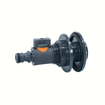 Veetanki ühendus ventiiliga ja keermühendusega