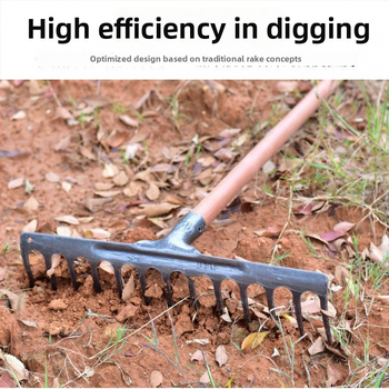 Täielikult terasest, kõvenenud, integreeritud lame harja mulla lahtiharimiseks