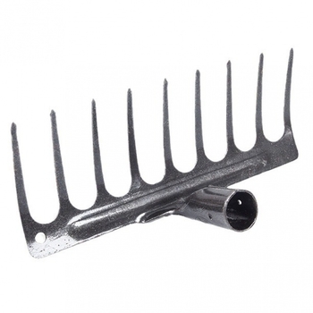 Цялостно стоманено закалено плоско гребло с интегрирана конструкция за разрохване на почвата