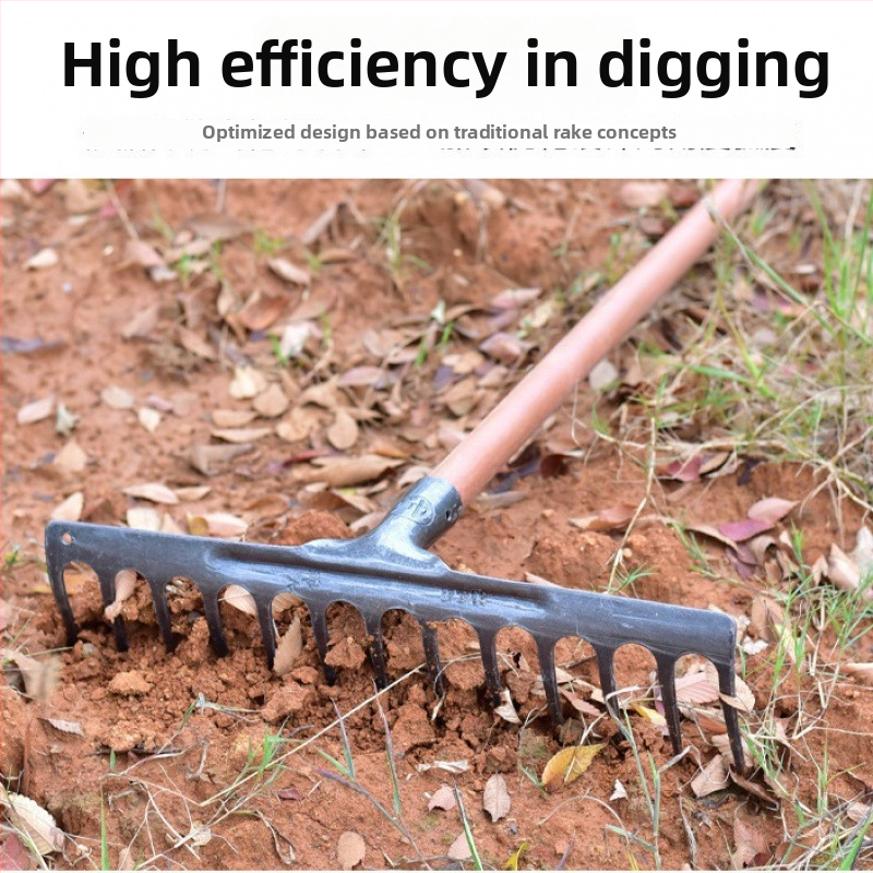 Pilnīgi tērauda, cietināta integrēta platā harava zemes atslābināšanai