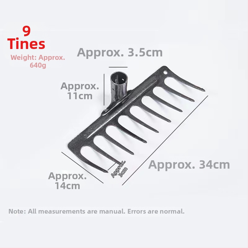 Täielikult terasest, kõvenenud, integreeritud lame harja mulla lahtiharimiseks