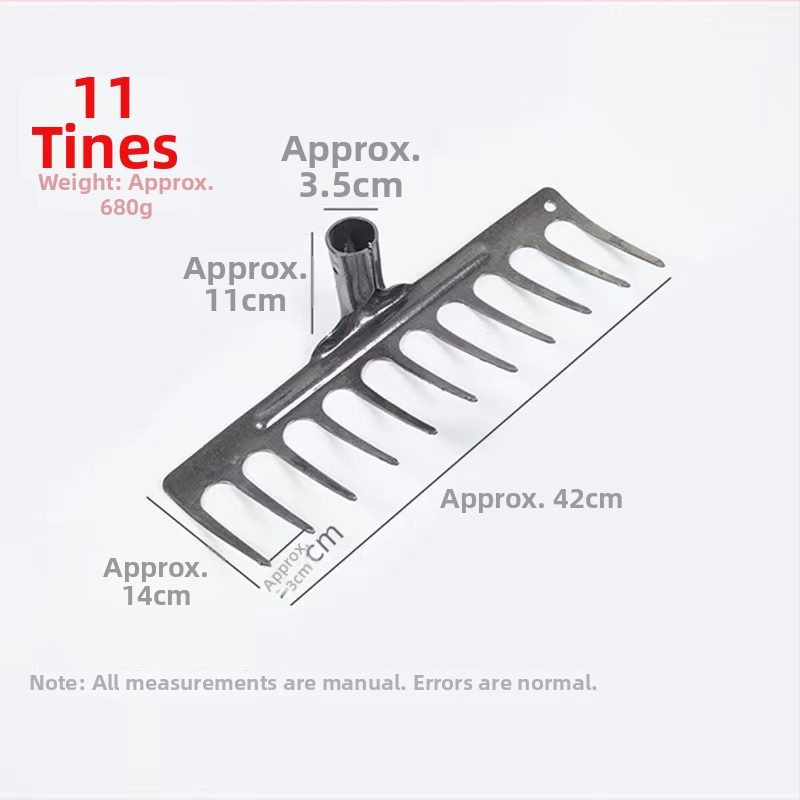 Täielikult terasest, kõvenenud, integreeritud lame harja mulla lahtiharimiseks