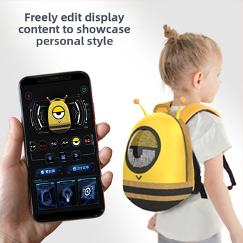 LOY EVA laste kott anime motiiviga, unisex, veekindel, väga kerge, seljatoe, öise nähtavuse reflektor, õhu-padi rihmad