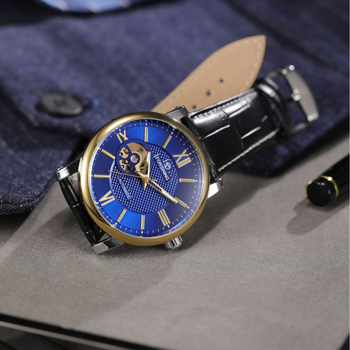 FORSINING автоматичен механичен часовник с турбийон, светещ, водоустойчив, корпус от сплав