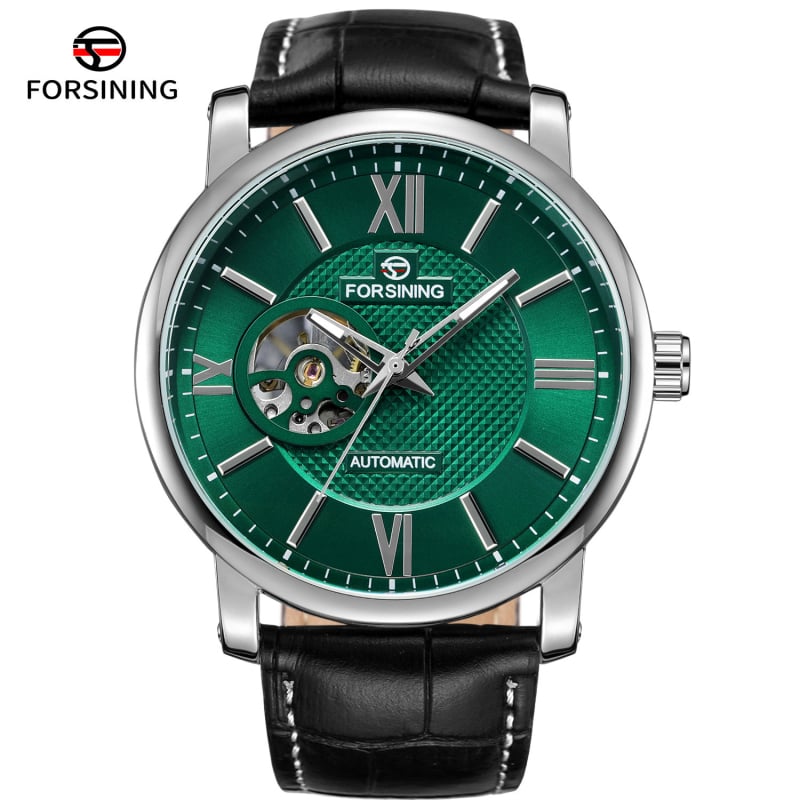 FORSINING автоматичен механичен часовник с турбийон, светещ, водоустойчив, корпус от сплав