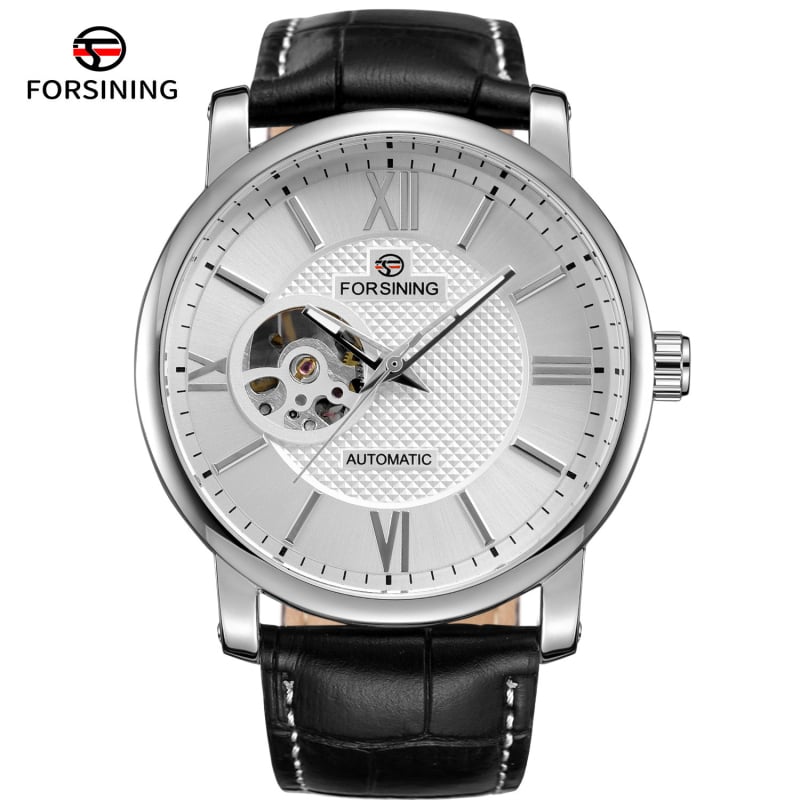 FORSINING автоматичен механичен часовник с турбийон, светещ, водоустойчив, корпус от сплав