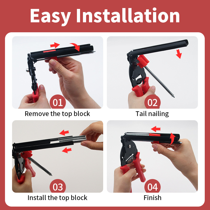 Инструмент за завързване на клетки за зайци, модел 698613, марка Muduoduo
