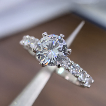 Пръстен с корона и вълнов дизайн, медна сплав, с диамантено изпълнение, дворцов стил, за жени