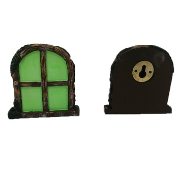 Sünteetilisest vaigust aiaskulptuur puu näoga disainiga välistingimustesse, karikatuurlik stiil