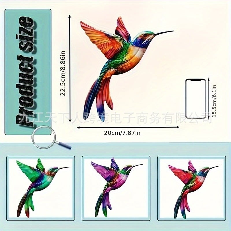 Дървен стенен стикер за градина с усмихнато слънце и пеперуда – плосък, 1 бр., декоративен