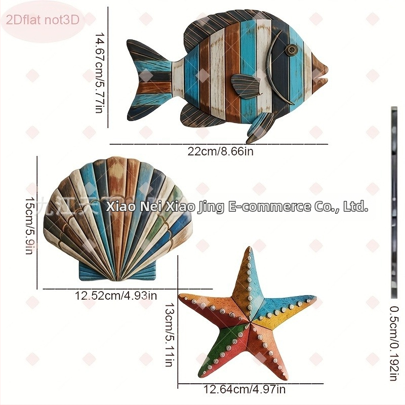 Puidust päikesega liblikate aiaseina seina kleeps – lame seina kleeps, 1 tk, dekoratiivne