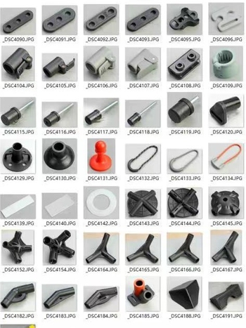 Аксесоари за палатки: четиристранен съединител за палатни пръти, PA