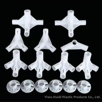 Huide plastikust telgi tarvikud, paksendatud PP materjal, 9/15/20-osade komplektid