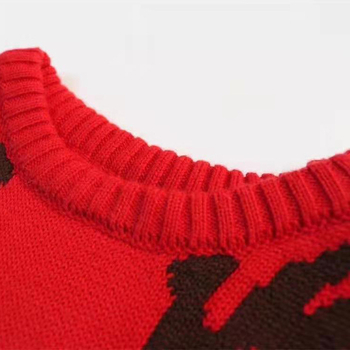 Детска плетена жилетка с карикатурен елен, 99% памук, кръгло деколте, без ръкави, пуловер, пролет 2025