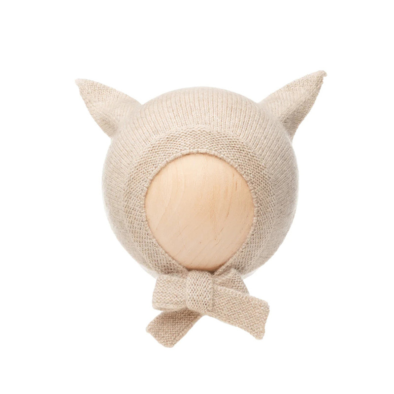 Kootud müts kassu kõrvade ja paeltega, soe ja tuulekindel, originaalne disain MUGOO, vanus 6–12 kuud kuni 6 aastat