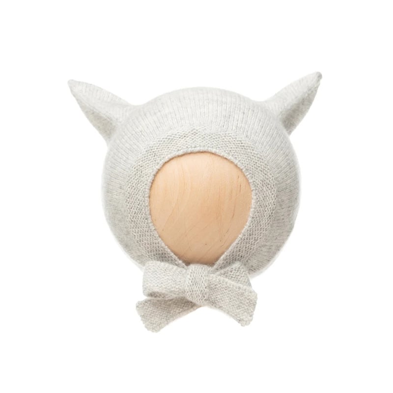 Пуловерна шапка с котешки уши и връзки, зимна, оригинален дизайн, марка MUGOO, топла и ветроустойчива