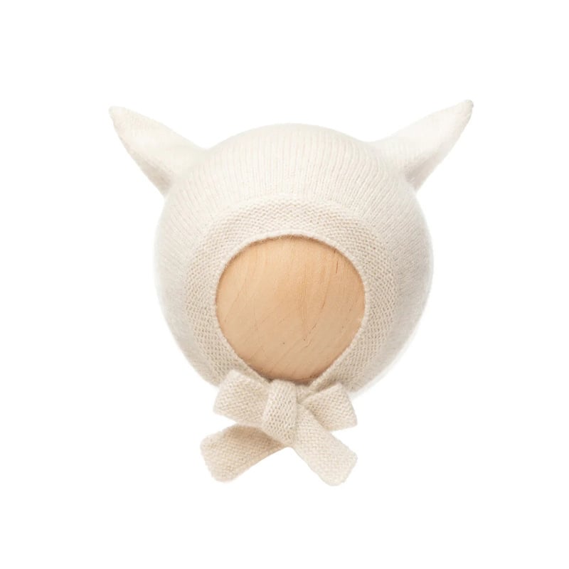 Пуловерна шапка с котешки уши и връзки, зимна, оригинален дизайн, марка MUGOO, топла и ветроустойчива