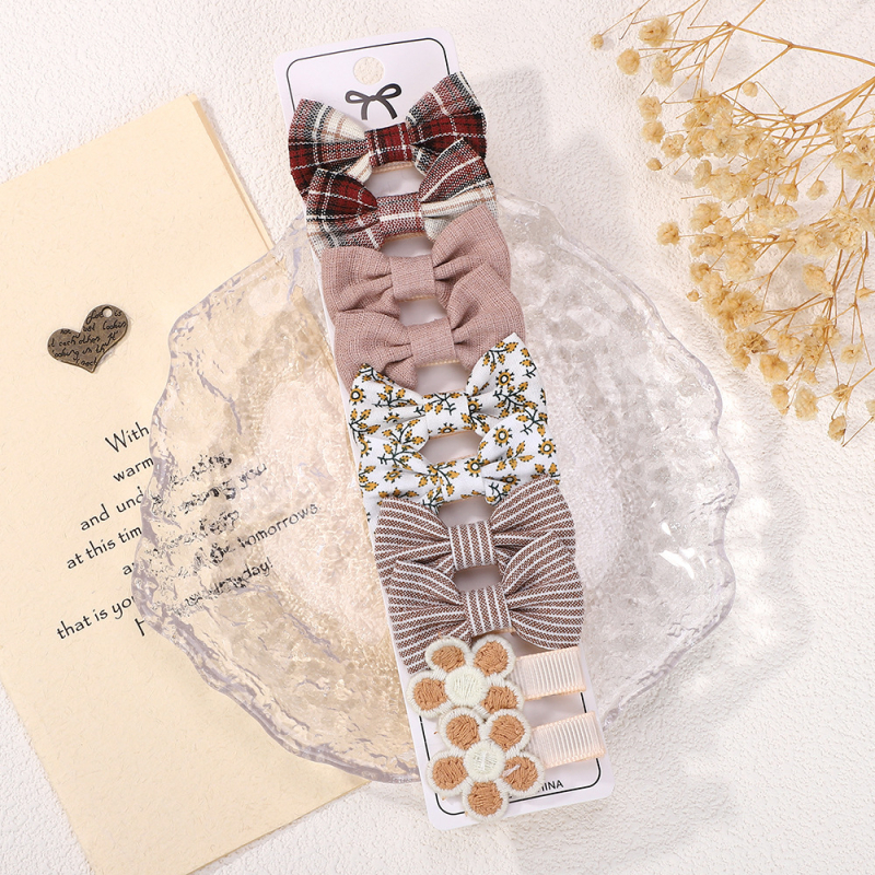 Bērnu matu klipu komplekts — spraudes ar lentas formu, duckbill tipa, rokdarbi, vecums 0–3 gadi