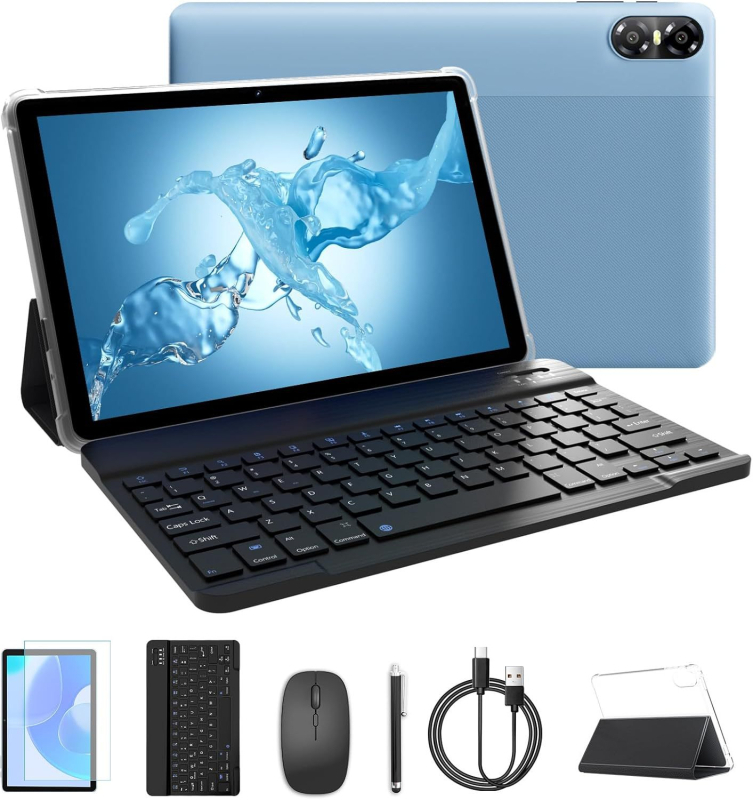 Бизнес таблет pritom E10 Set (Android, Octa-core, 64GB, 10.1-инчов екран, Wi‑Fi)