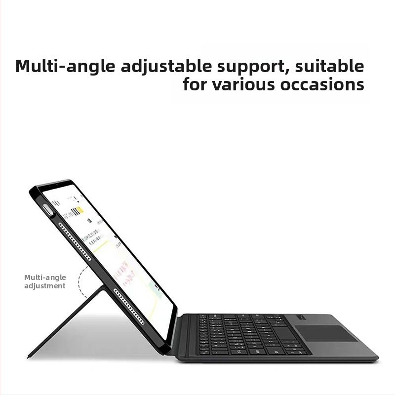 Vivopad5Pro planšetės klaviatūros apsauginė dėžutė su Bluetooth, IQOOPad ir rašiklio skyriumi