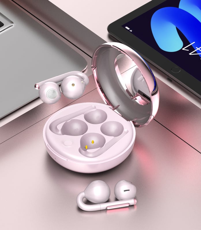 Juhtmevabad kõrva-klipsiga kõrvaklapid jooksmiseks, IPX5 veekindlus, Bluetooth 6.0, 4–8 tunni aku kestvus, AI hääleassistent