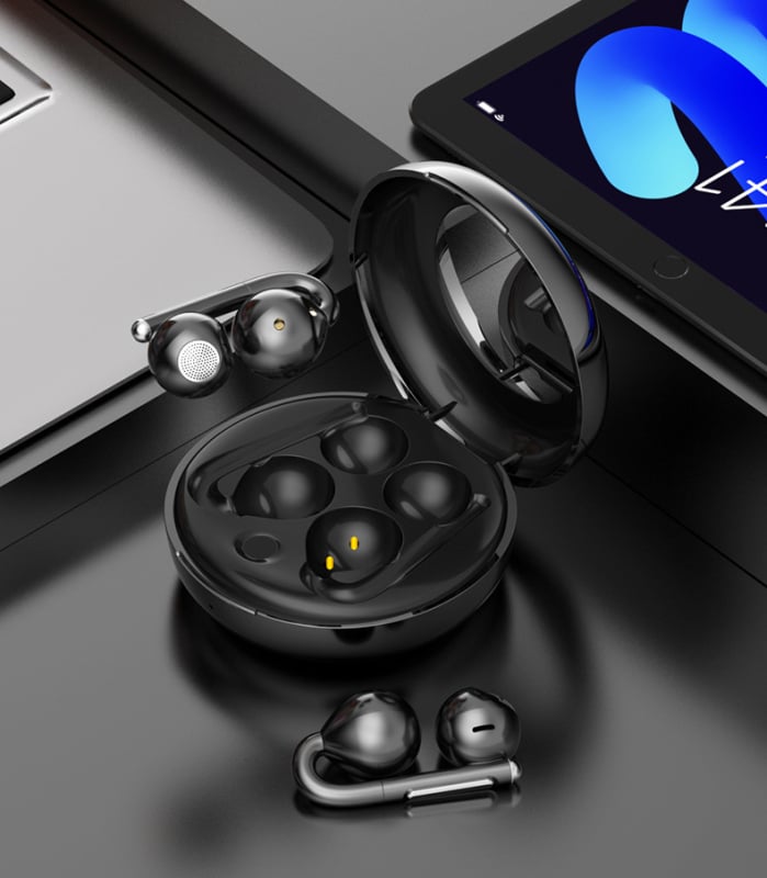 Juhtmevabad kõrva-klipsiga kõrvaklapid jooksmiseks, IPX5 veekindlus, Bluetooth 6.0, 4–8 tunni aku kestvus, AI hääleassistent