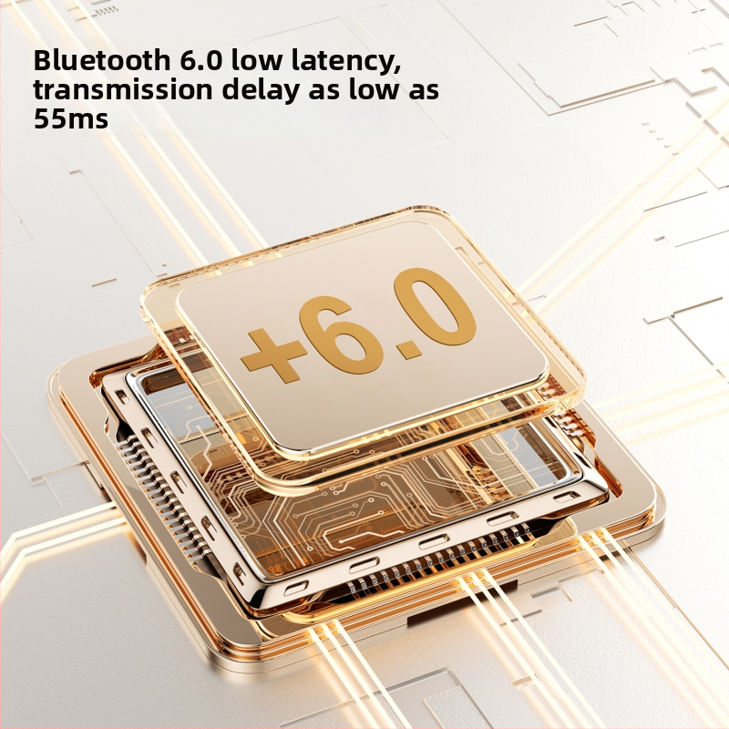 Безжични слушалки с клип за спорт и бягане, IPX5 водоустойчиви, Bluetooth 6.0, батерия 4–8 ч., AI гласов асистент