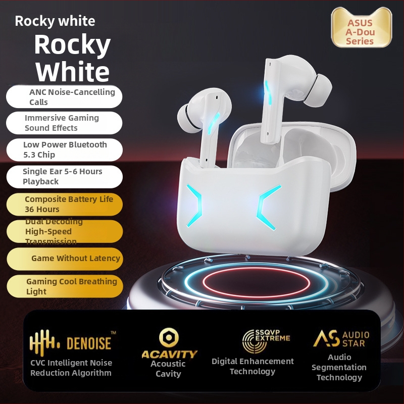 Esports juhtmevabad in-ear kõrvaklapid Bluetooth 5.3, müra summutamine, 4–8 tundi aku kasutusaeg, IPX5