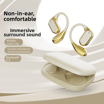 LENAPILY Bluetooth kõrvaklapid kõrva jaoks avatud disainiga, mürasummutuse, Bluetooth 5.4, 4–8 tundi akut, puudutusega juhtimine, stereo