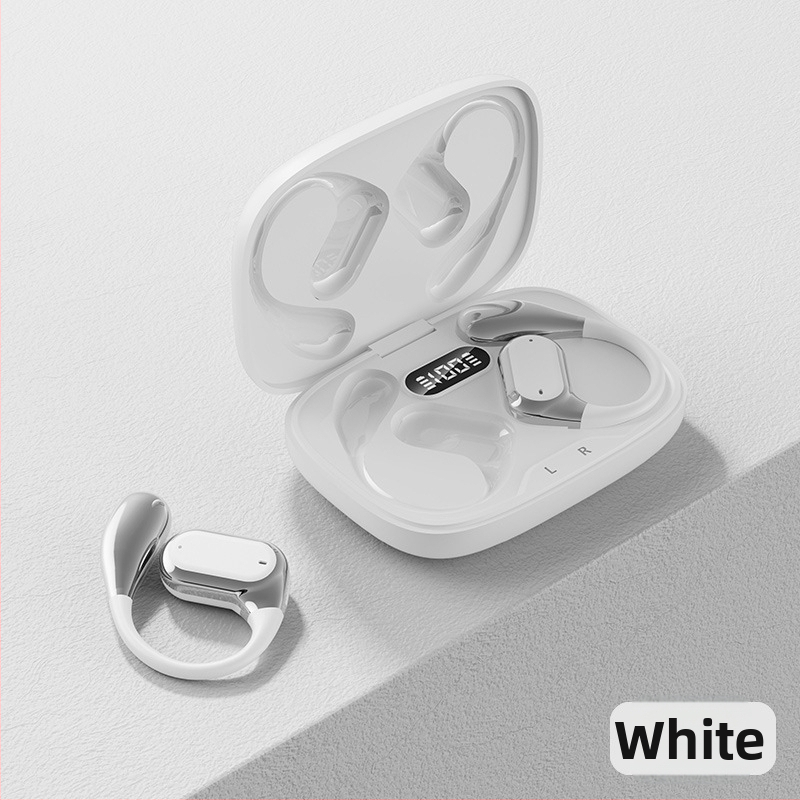 LENAPILY Bluetooth kõrvaklapid kõrva jaoks avatud disainiga, mürasummutuse, Bluetooth 5.4, 4–8 tundi akut, puudutusega juhtimine, stereo