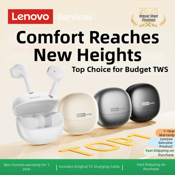 Lenovo Le210 Bluetooth in-ear peakomplekt, kõrva-kõrva disain, stereoheli, Bluetooth 5.1, häälejuhtimine, 4–8 tunni tööaeg