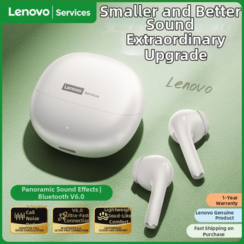 Lenovo Le210 Bluetooth in-ear peakomplekt, kõrva-kõrva disain, stereoheli, Bluetooth 5.1, häälejuhtimine, 4–8 tunni tööaeg