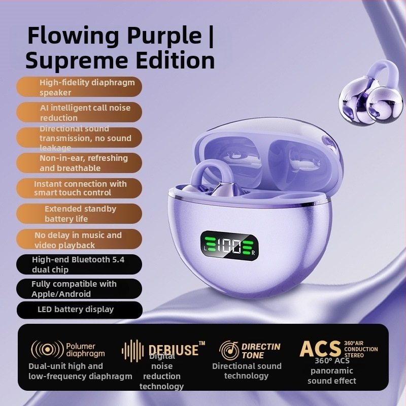 M79 Juhtmevabad kõrvaklapid: klipp-ühendusega, avatud kõrv ülekandega kaula juhtivus, tõeliselt juhtmevabad, Bluetooth 5.4, IPX6 veekindlus, kuni 4 tunni tööaega