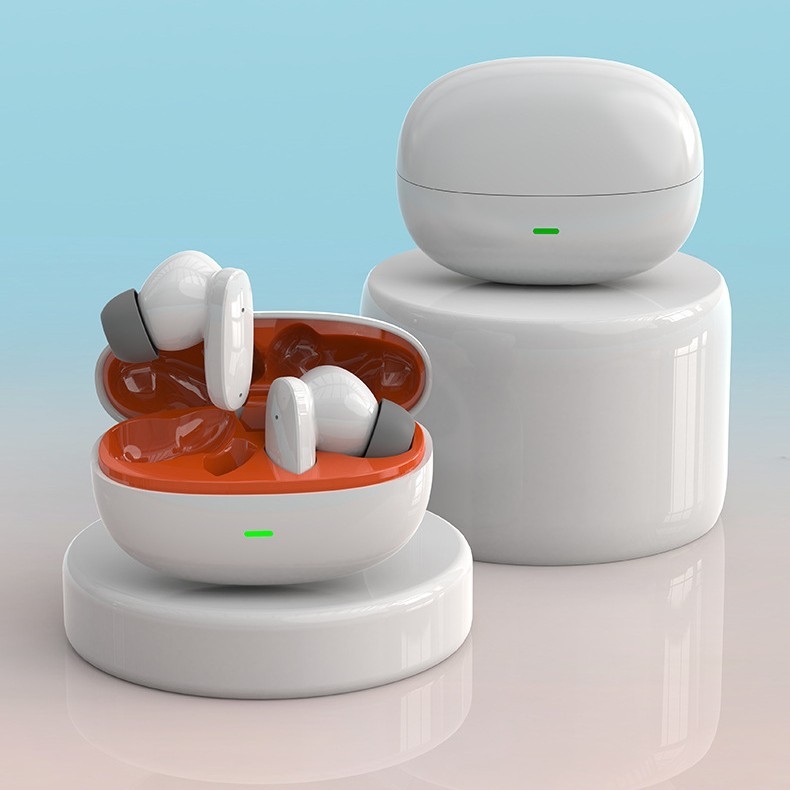 In-ear безжични слушалки, частен модел, Bluetooth 5.4, IPX5 водоустойчивост, време на батерията 4–8 ч, обхват 10 м, стерео звук