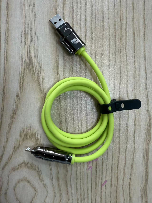 Speed Bird 4‑в‑1 мултикабел за данни с PD бързо зареждане, Lightning, Micro USB и Type-C, максимална мощност 100W, 1–4 конектора