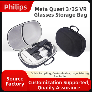 VR headseti kott EVA-kõva karbiga Meta Quest 3/3S – kaasaskantav kaitsekott
