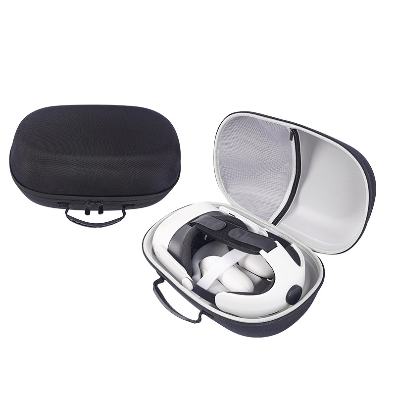 Калъф за VR очила с твърд EVA корпус за Meta Quest 3/3S – преносим и защитен