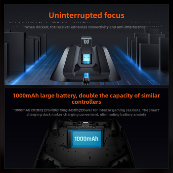 Gale mängukontroller – Bluetooth, USB-C, ABS, 300 g, ühildu PC, Apple mobiilseadmete, SWITCH ja Androidiga