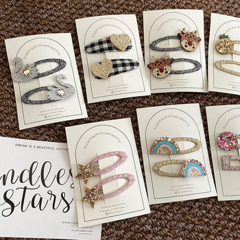 Kangast juukseklips BB-klipiga, originaalse disainiga peavõru, talv 2024