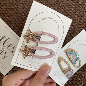 Kangast juukseklips BB-klipiga, originaalse disainiga peavõru, talv 2024