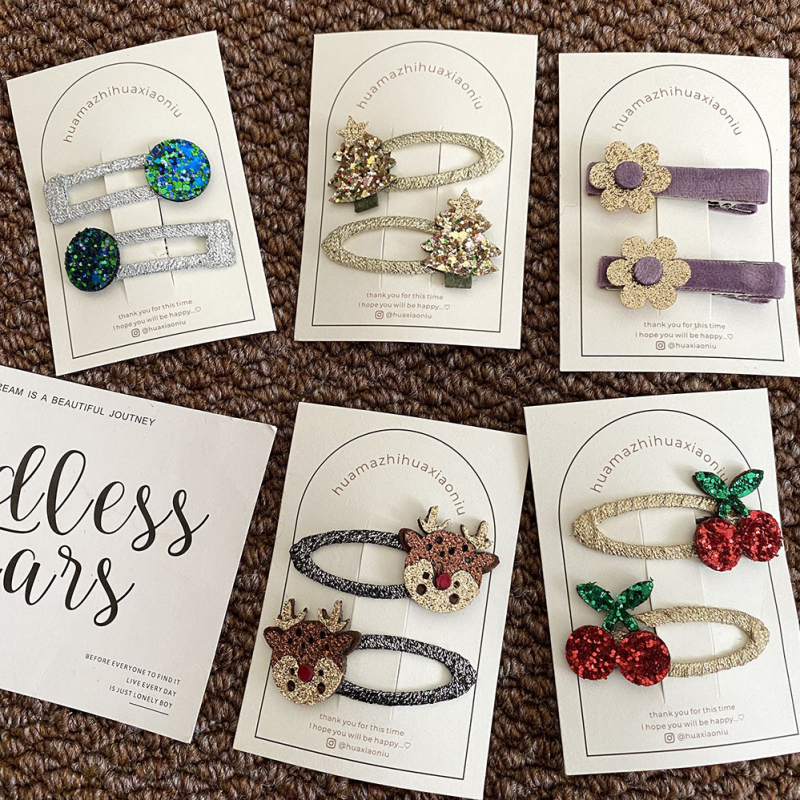 Kangast juukseklips BB-klipiga, originaalse disainiga peavõru, talv 2024