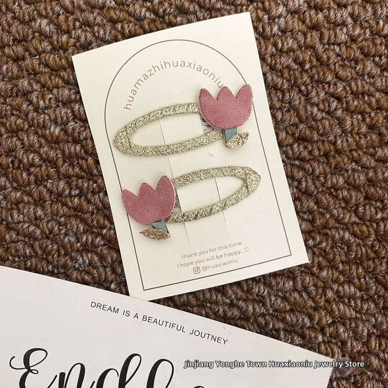 Kangast juukseklips BB-klipiga, originaalse disainiga peavõru, talv 2024