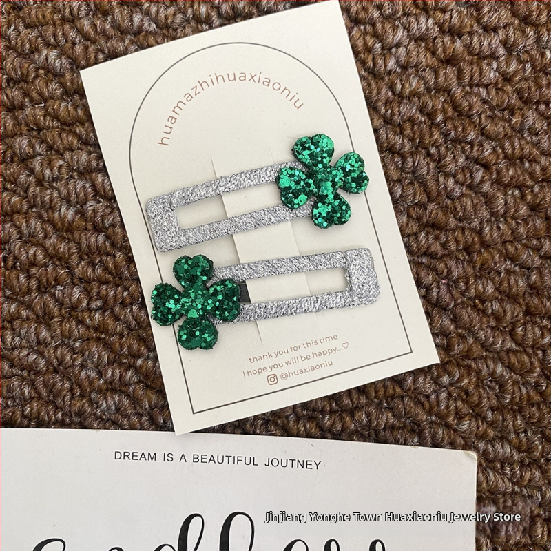 Kangast juukseklips BB-klipiga, originaalse disainiga peavõru, talv 2024