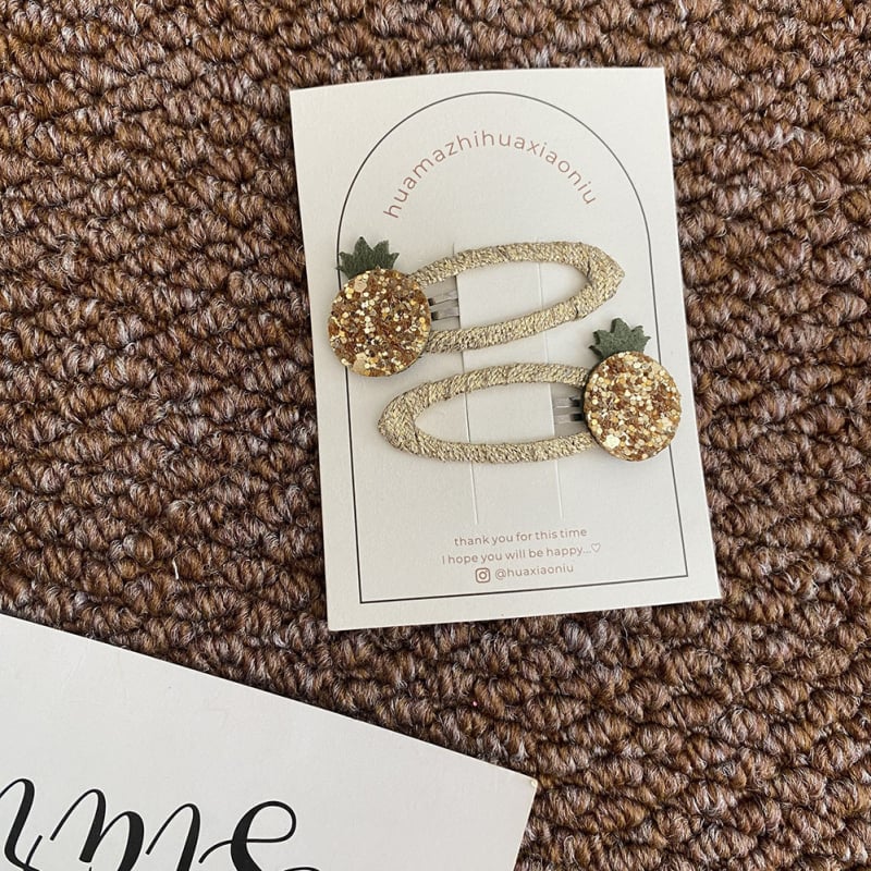 Kangast juukseklips BB-klipiga, originaalse disainiga peavõru, talv 2024