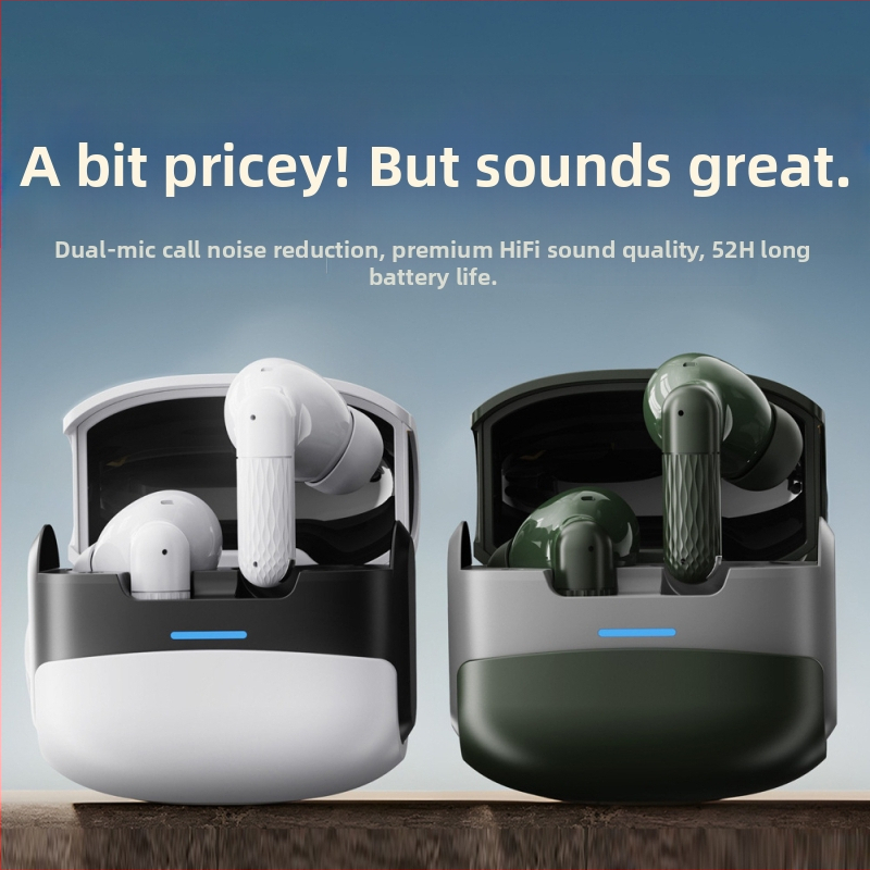 Juhtmevabad Bluetooth kõrvaklapid W919, Tõeline juhtmevaba stereo, Topeltmikrofon kõnede jaoks, Bluetooth 5.4, In-ear disain, 15 m ulatus