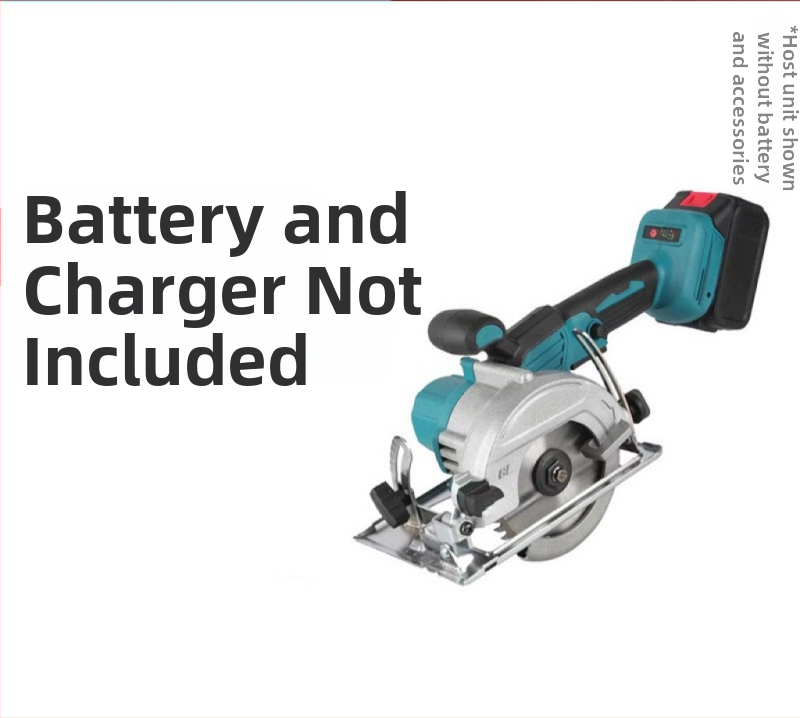 Juhitav juhtmevaba elektriline ümmargune saag puidutöödeks, kaasaskantav käepidemega, liitiumakumulatoriga, alumiiniumist tera, 220V töö