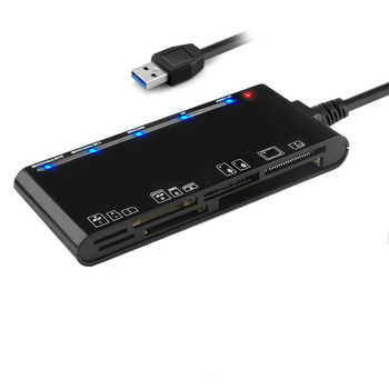 USB 3.0 високоскоростен 7-в-1 четец за карти CR324 - SDHC/TF/CF/XD/MS поддръжка